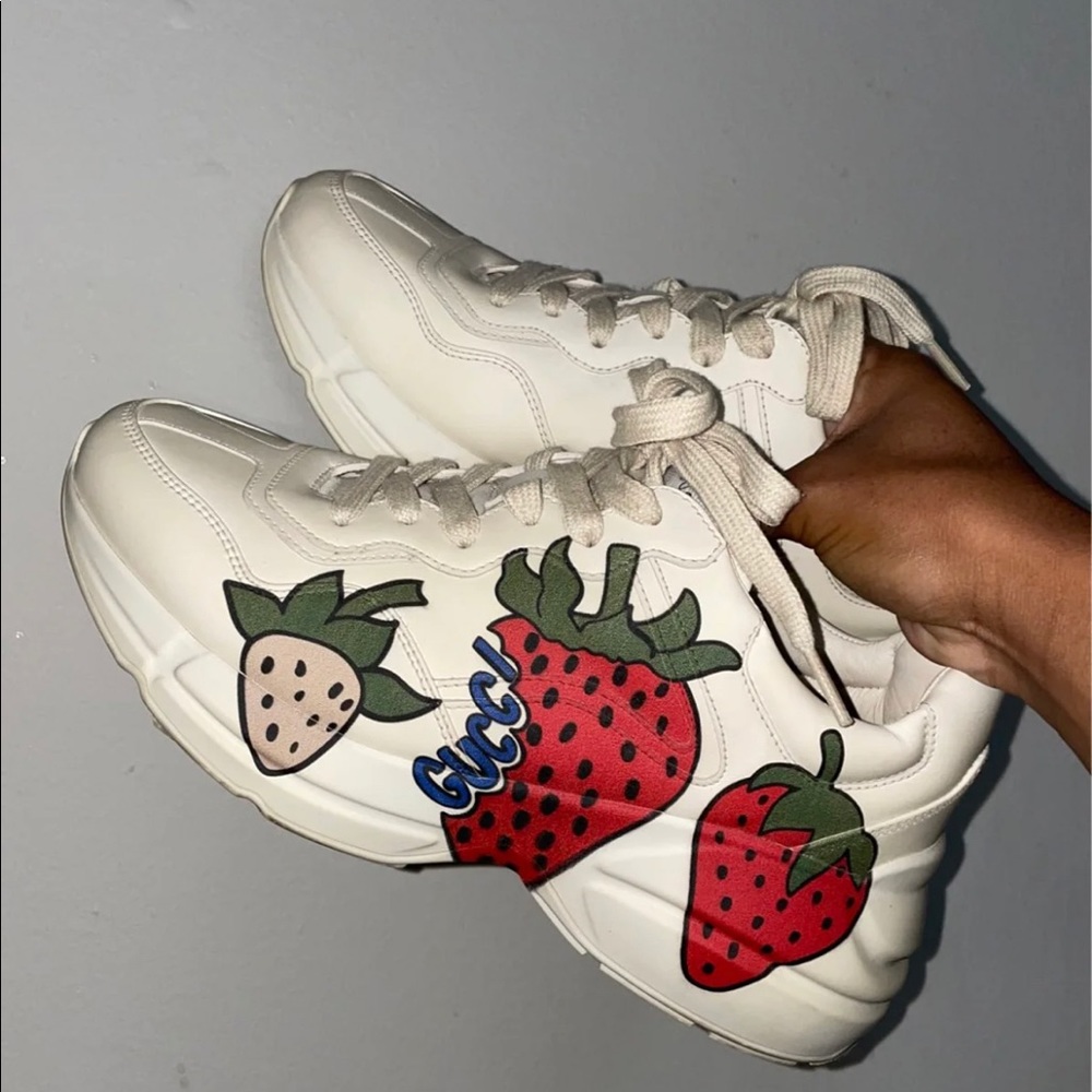 Gucci Rhyton Strawberry Sneakers